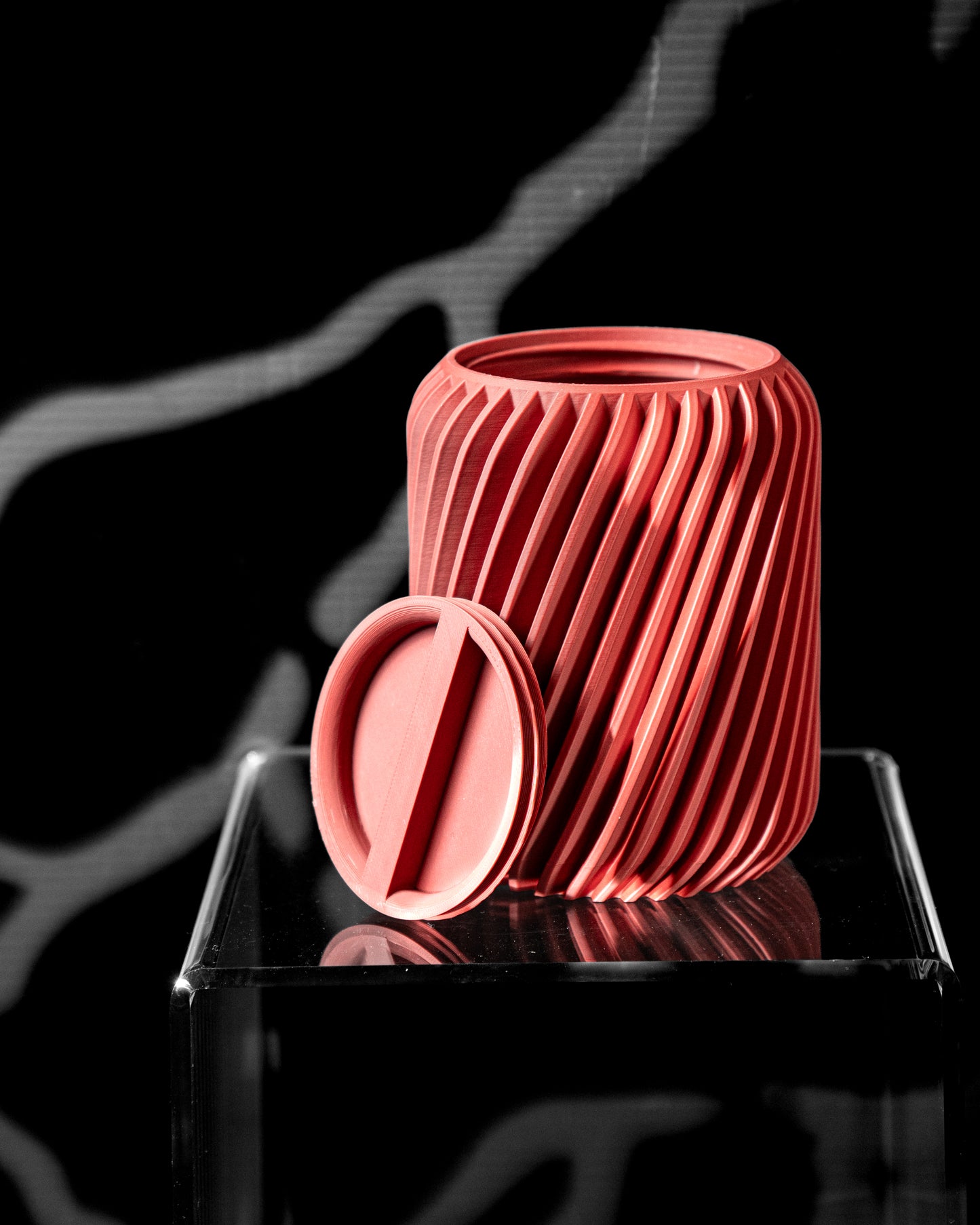 Ridged Storage Container