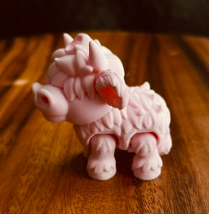 Highland Cow Flexi Keychain | Printverse