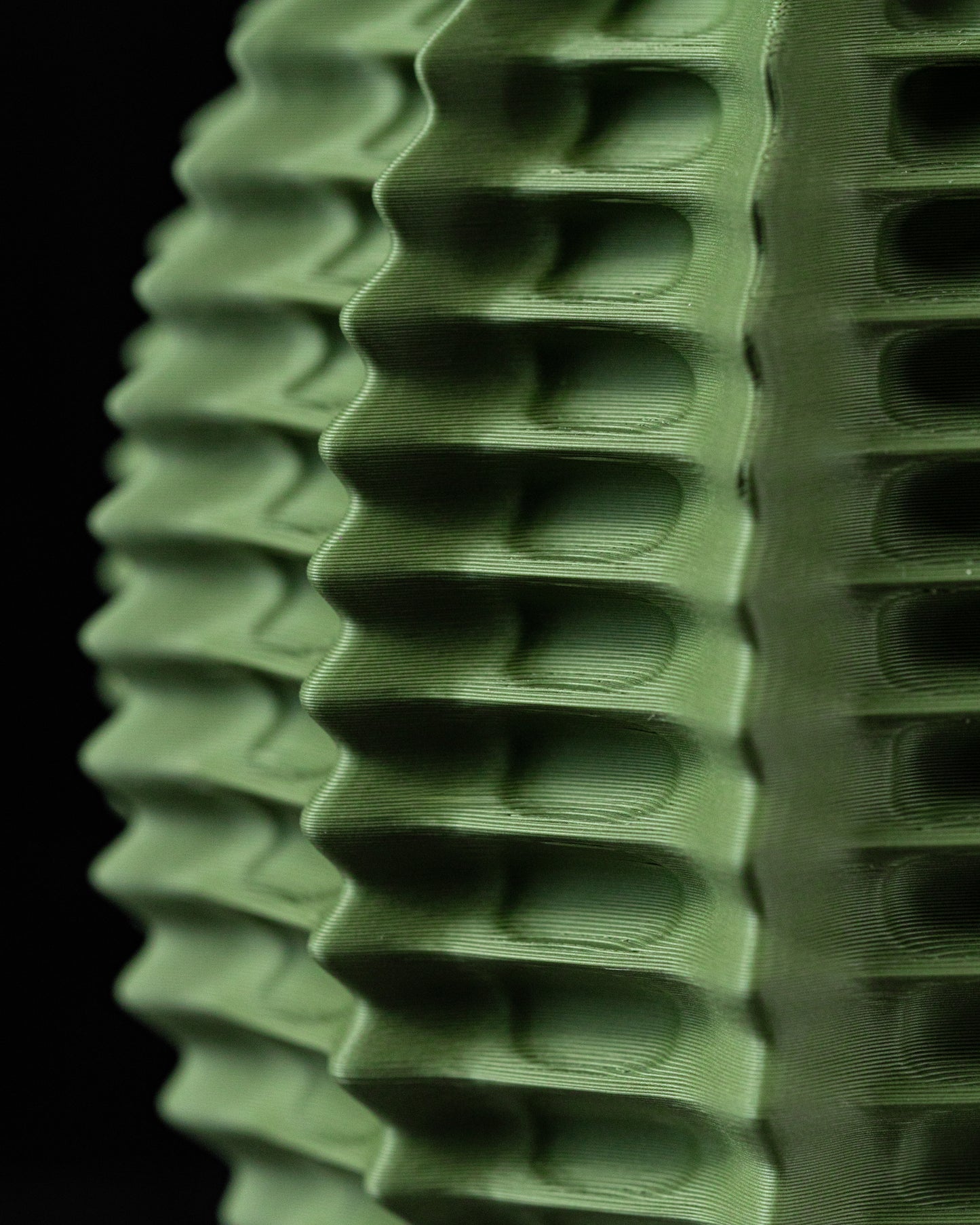 Ribbed Vase