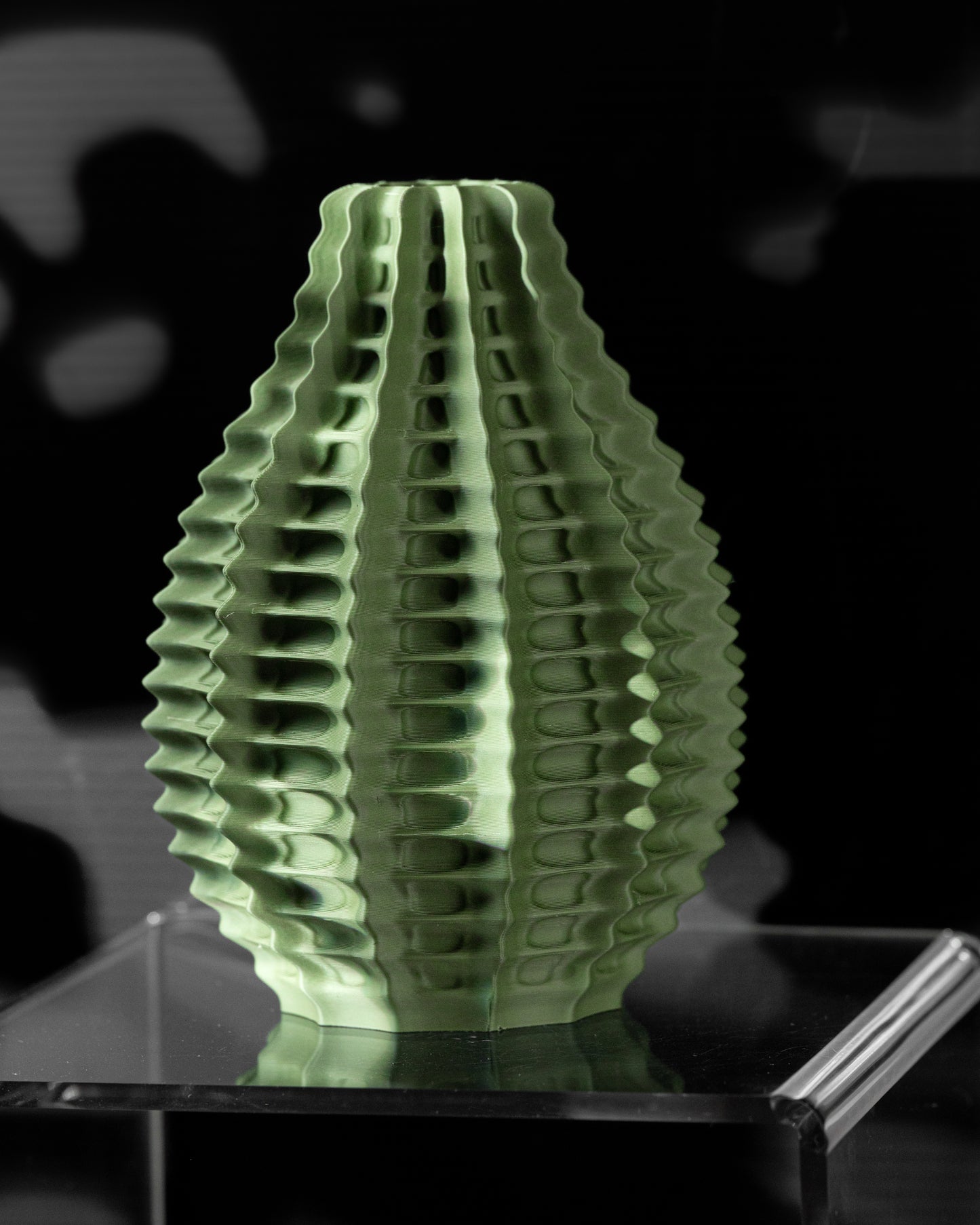 Ribbed Vase
