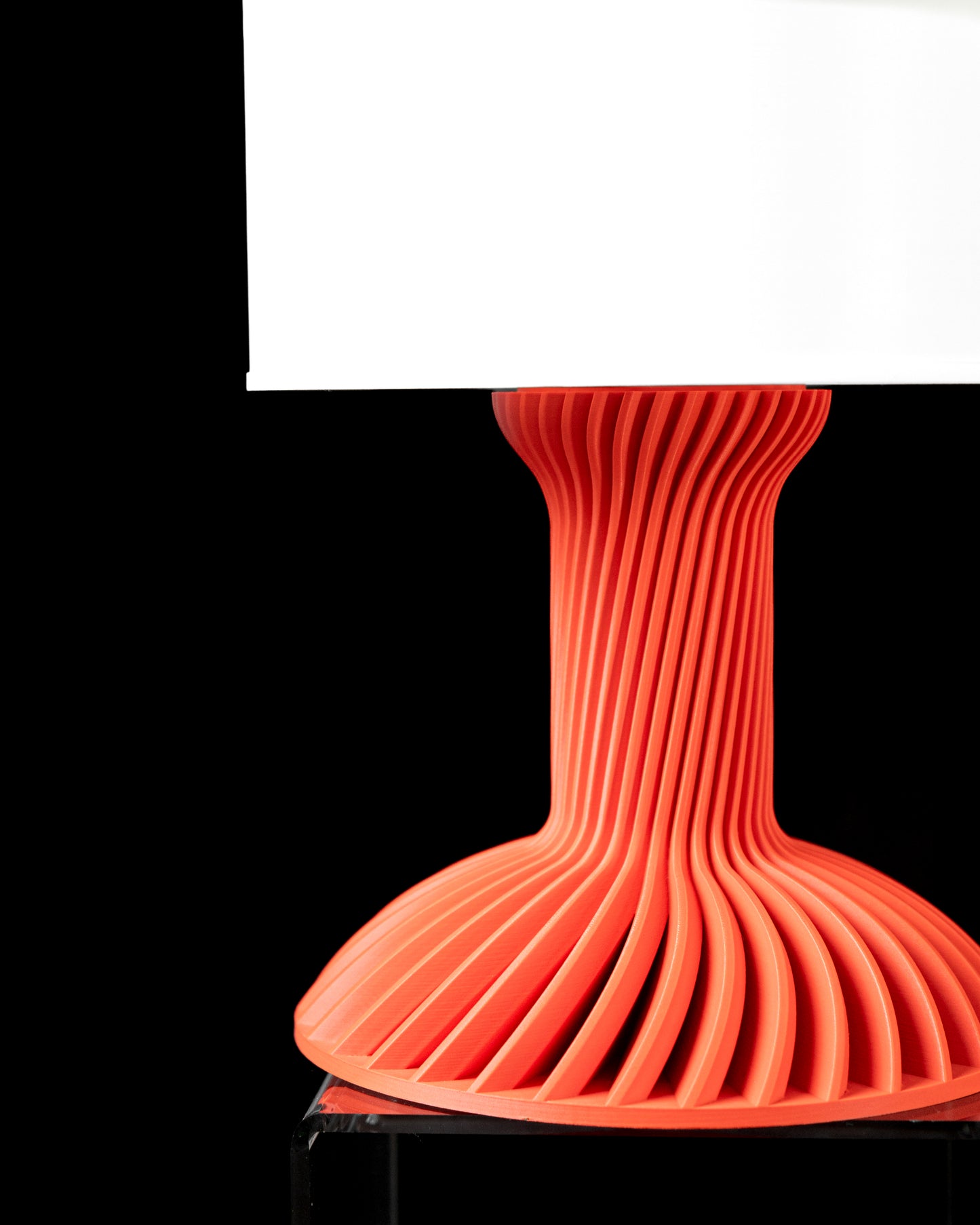 Ridged Table Lamp