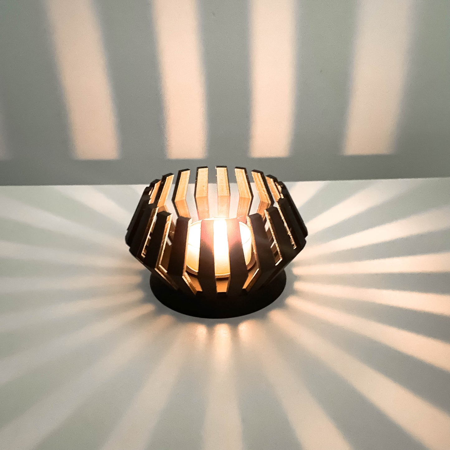 Ulin Tealight Candle Holder