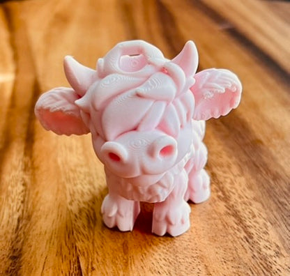 Highland Cow Flexi Keychain | Printverse