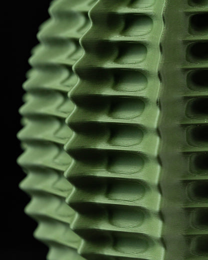 Ribbed Vase