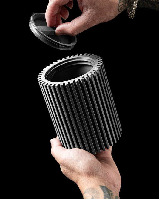 Striped Storage Container